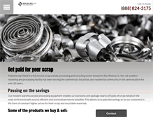 Tablet Screenshot of mainescrapmetal.com